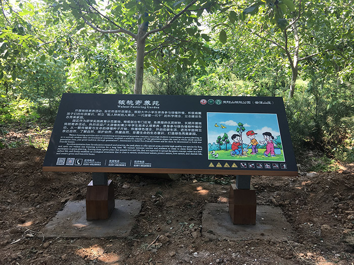 玉陽山核桃公園標(biāo)識牌旅游景區(qū)導(dǎo)覽圖設(shè)計